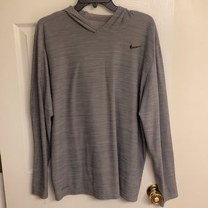 Nike hoodie, gray, rarely worn, in good condition, size men XL
